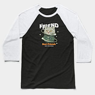 cute cat friend Baseball T-Shirt